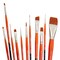 KINGART® Radiant™ Series Premium Golden Synthetic Brushes for Acrylic, Oil and Watercolor, Gift Box, Set of 12